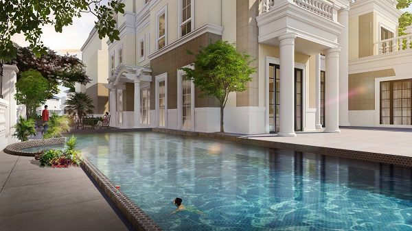 Biệt thự ven sông - Chuẩn mực sống mới của cư dân hiện đại